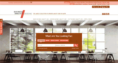 Desktop Screenshot of businessanalystcrossing.com
